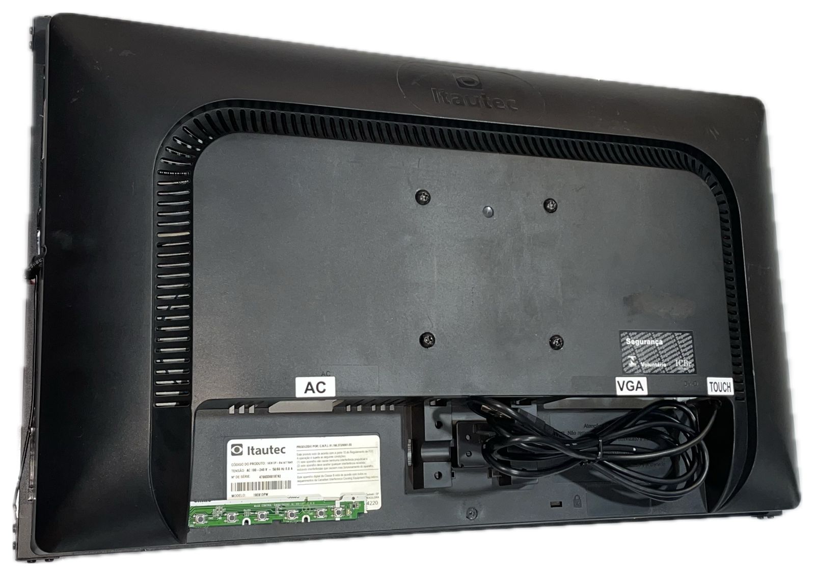 Monitor Single Touch SAW 18.5" Wide - Interface Elo - Dual (USB/Serial) - Imagem 4